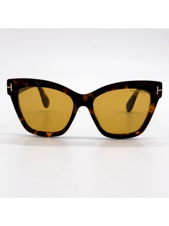 NEW TOM FORD ELVIRA SUNGLASSES TF1217 52E CAT EYE HAVANA WOMEN EYEWEAR FT1217